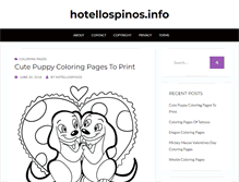 Tablet Screenshot of hotellospinos.info